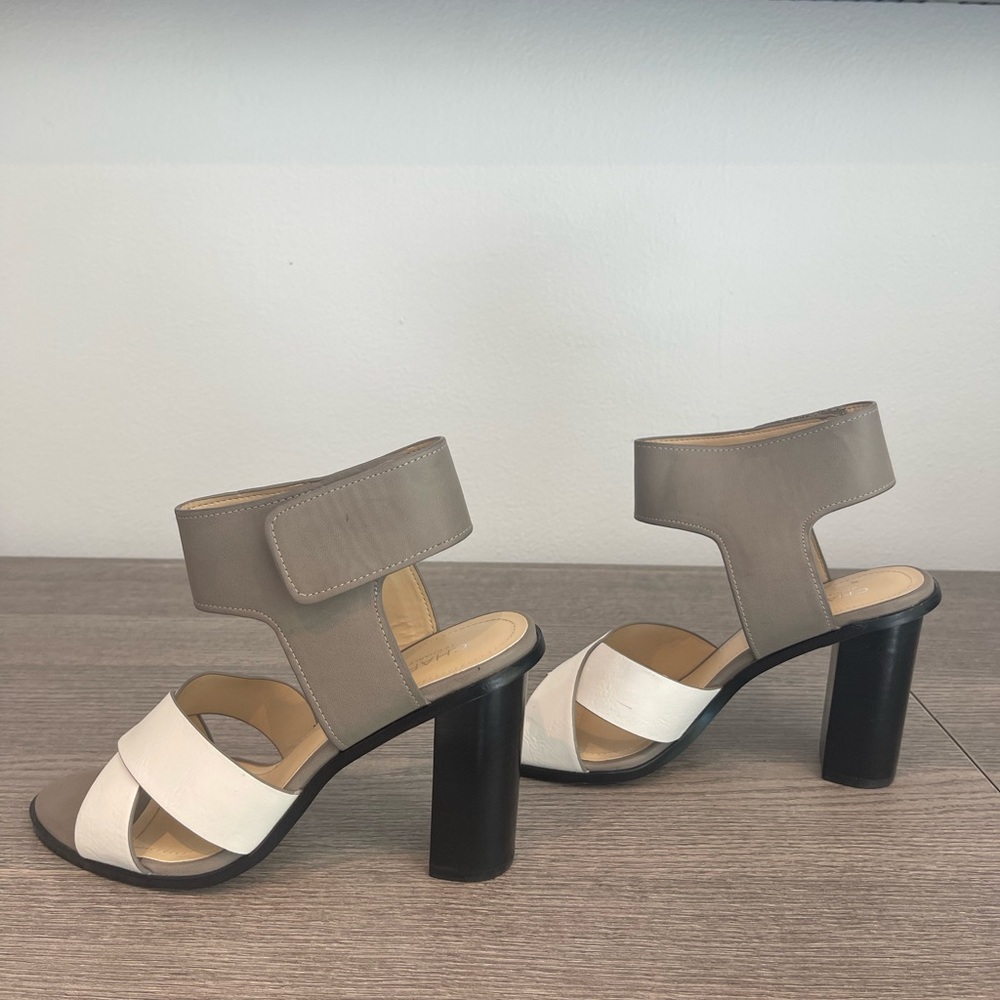 Charles By Charles David Womens Jaunt Leather Open Toe Casual Slingback Sandals